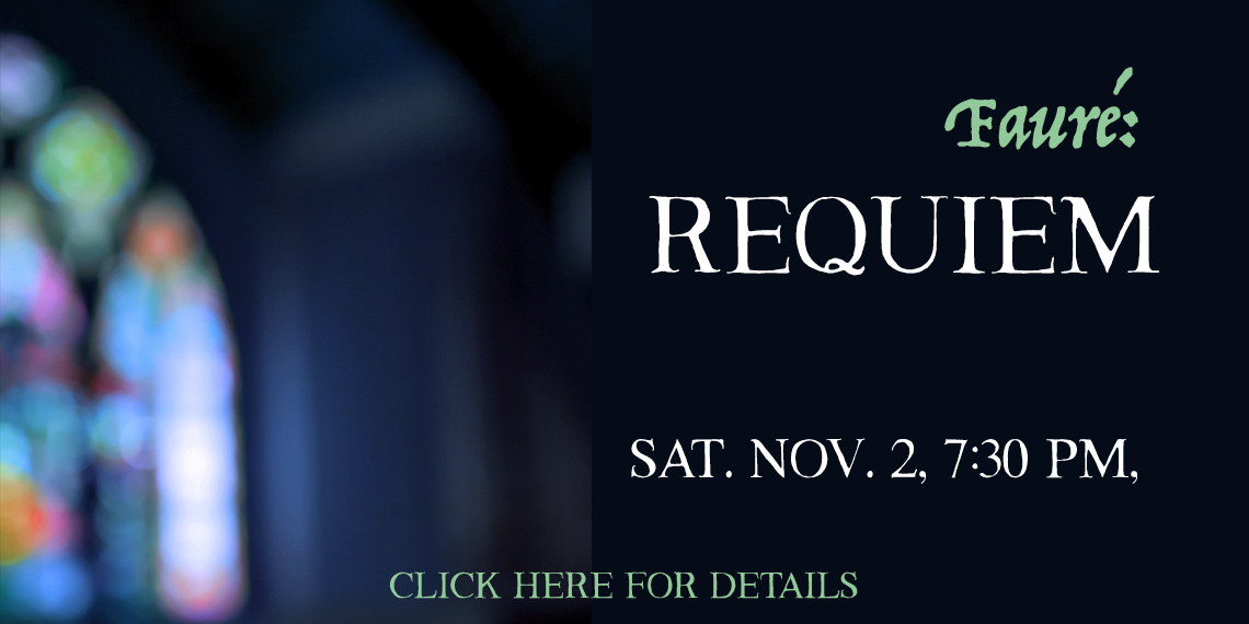 FAURÉ REQUIEM WEBSITE BANNER