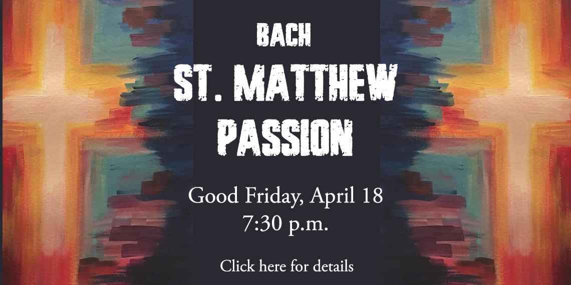 ST. MATTHEW PASSION WEBSITE BANNER